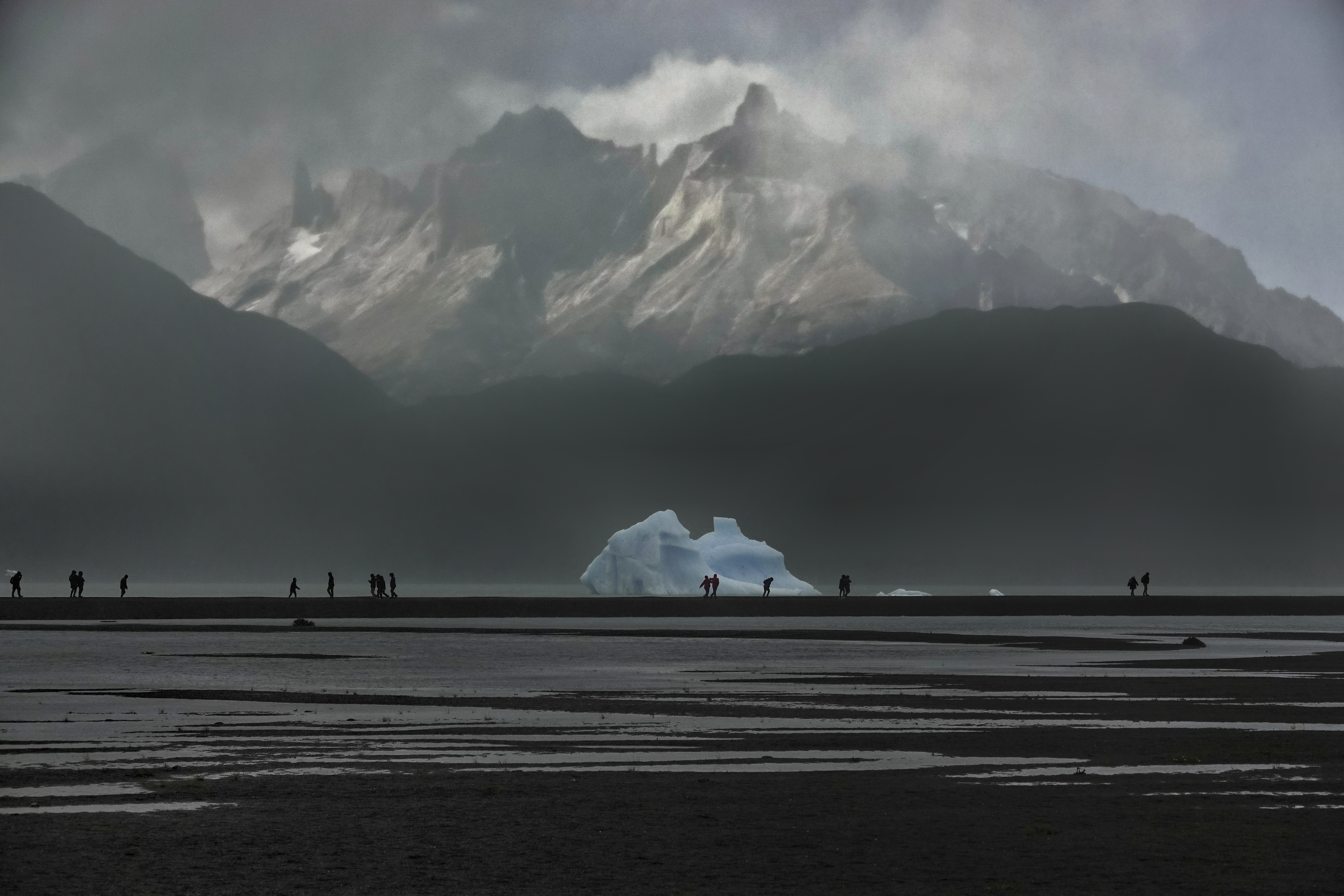 Iceberg dans les fjords chiliens